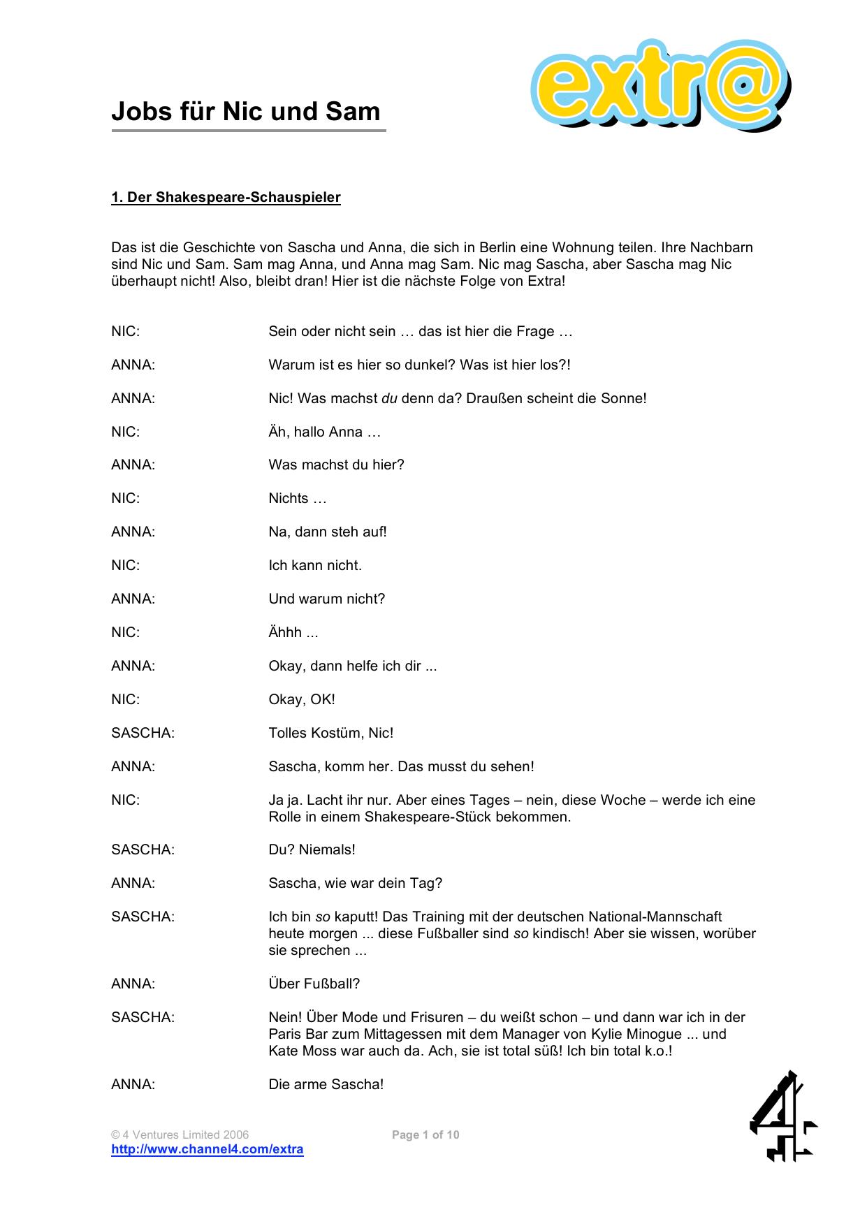 Microsoft Word - Jobs für Nic und Sam .doc by john