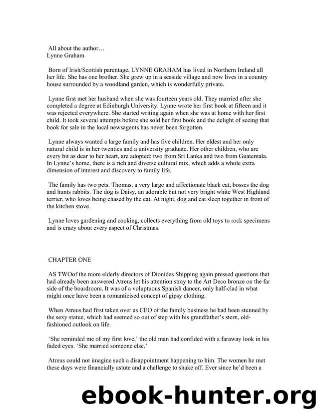 Microsoft Word - Lynne Graham - Greek Tycoon, Inexperienced Mistress by Greek Tycoon Inexperienced Mistress