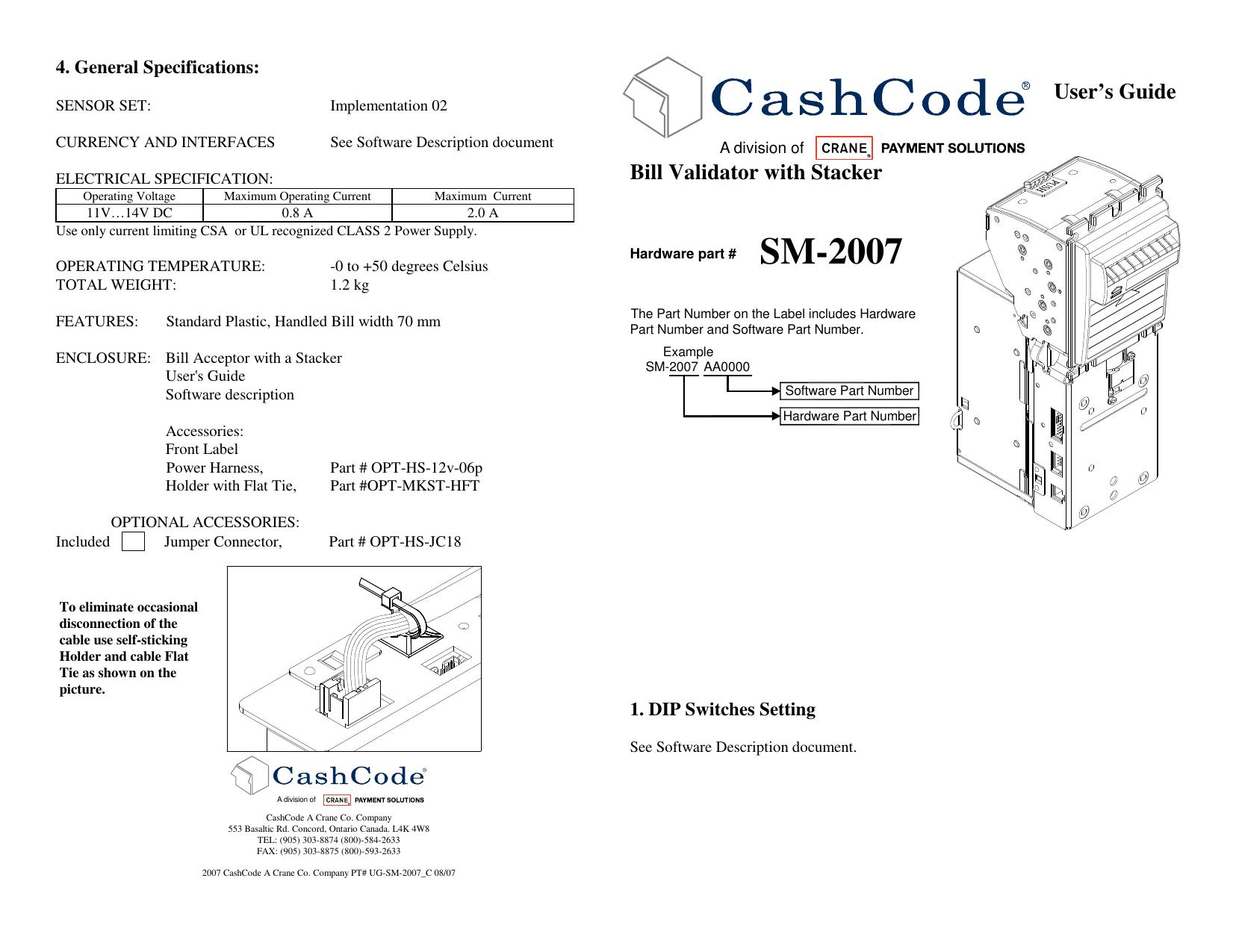Microsoft Word - Mechanical User Guide - SM-2007_C.doc by cchampagne
