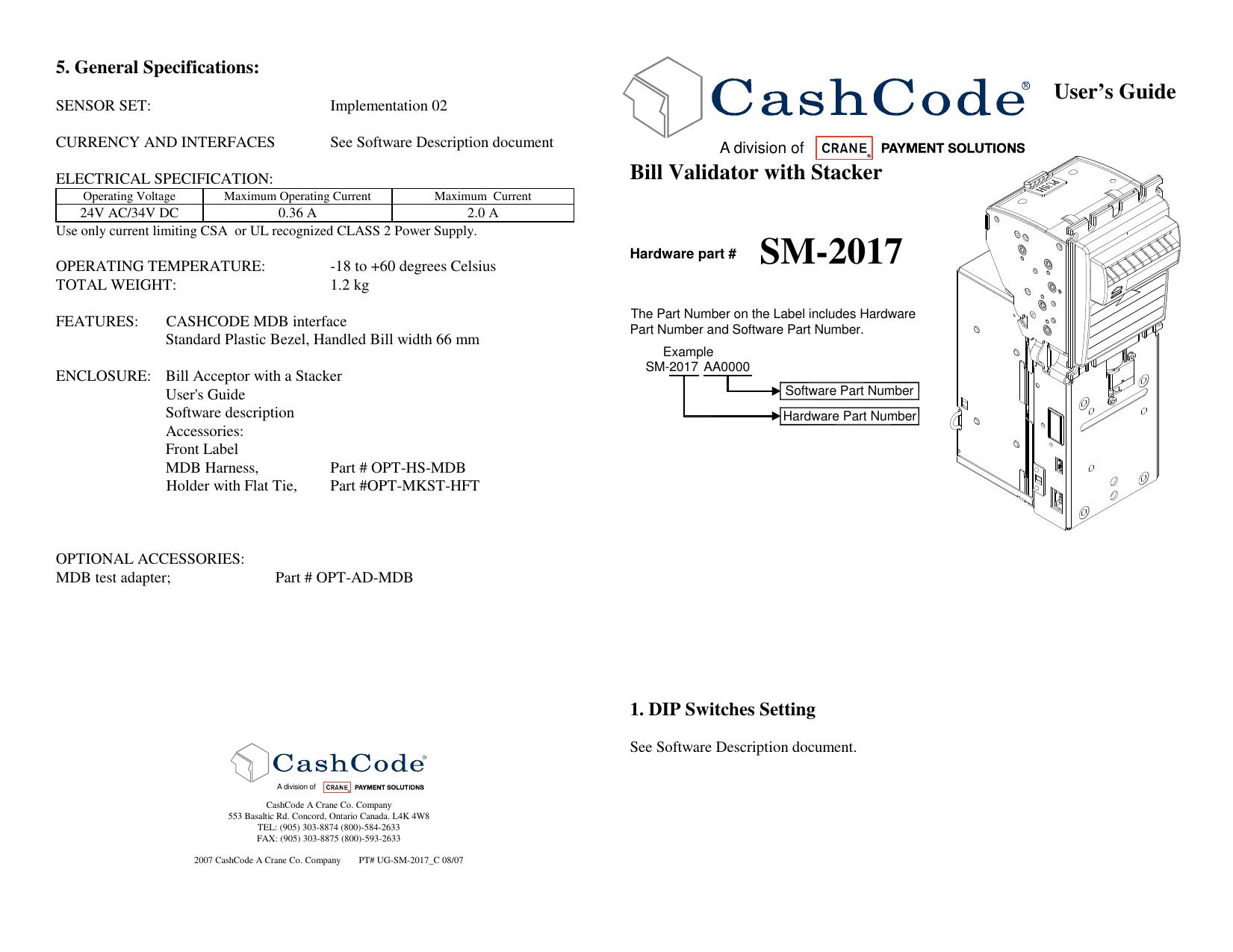 Microsoft Word - Mechanical User Guide - SM-2017_C.doc by cchampagne