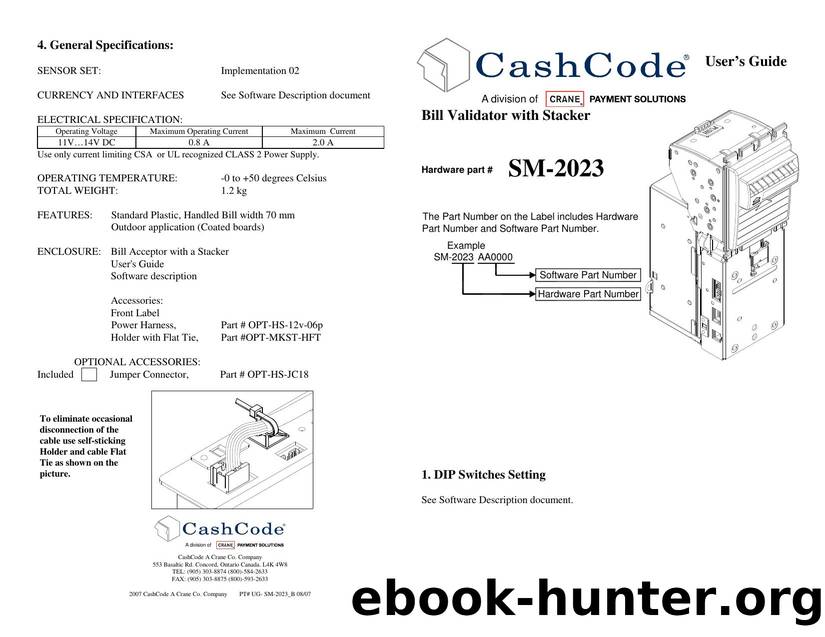Microsoft Word - Mechanical User Guide - SM-2023_B.doc by cchampagne