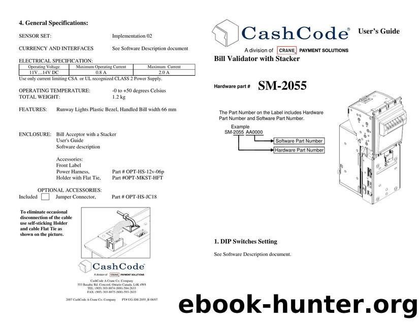 Microsoft Word - Mechanical User Guide - SM-2055_B.doc by cchampagne