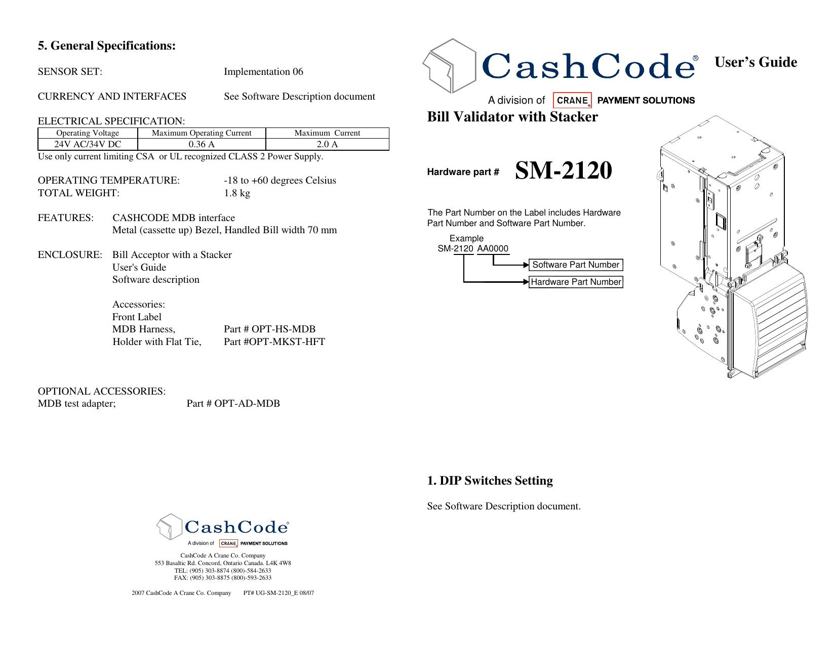 Microsoft Word - Mechanical User Guide - SM-2120_E.doc by cchampagne