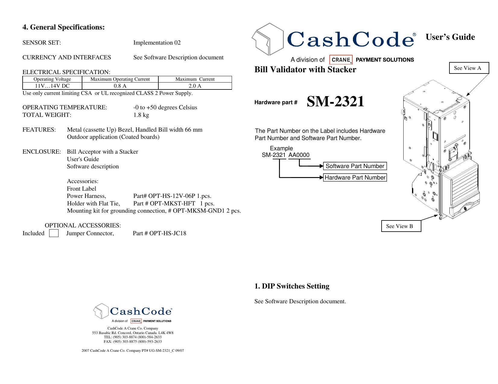 Microsoft Word - Mechanical User Guide - SM-2321_C.doc by cchampagne