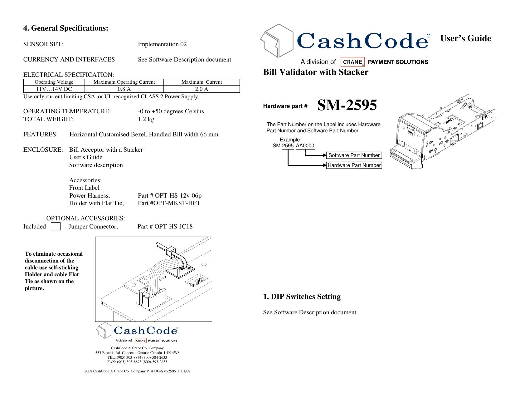 Microsoft Word - Mechanical User Guide - SM-2595_C.doc by cchampagne