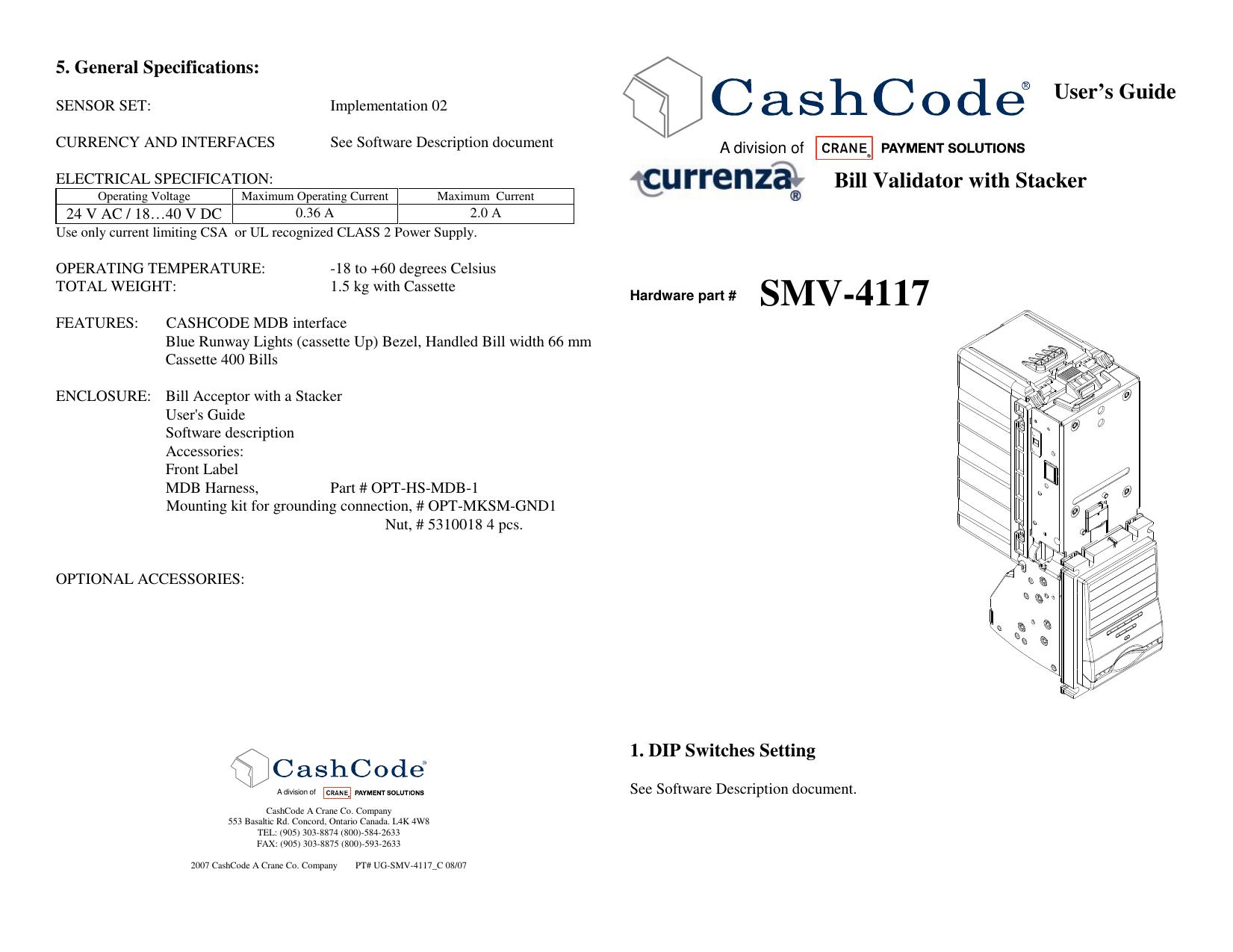 Microsoft Word - Mechanical User Guide - SMV-4117_C.doc by cchampagne