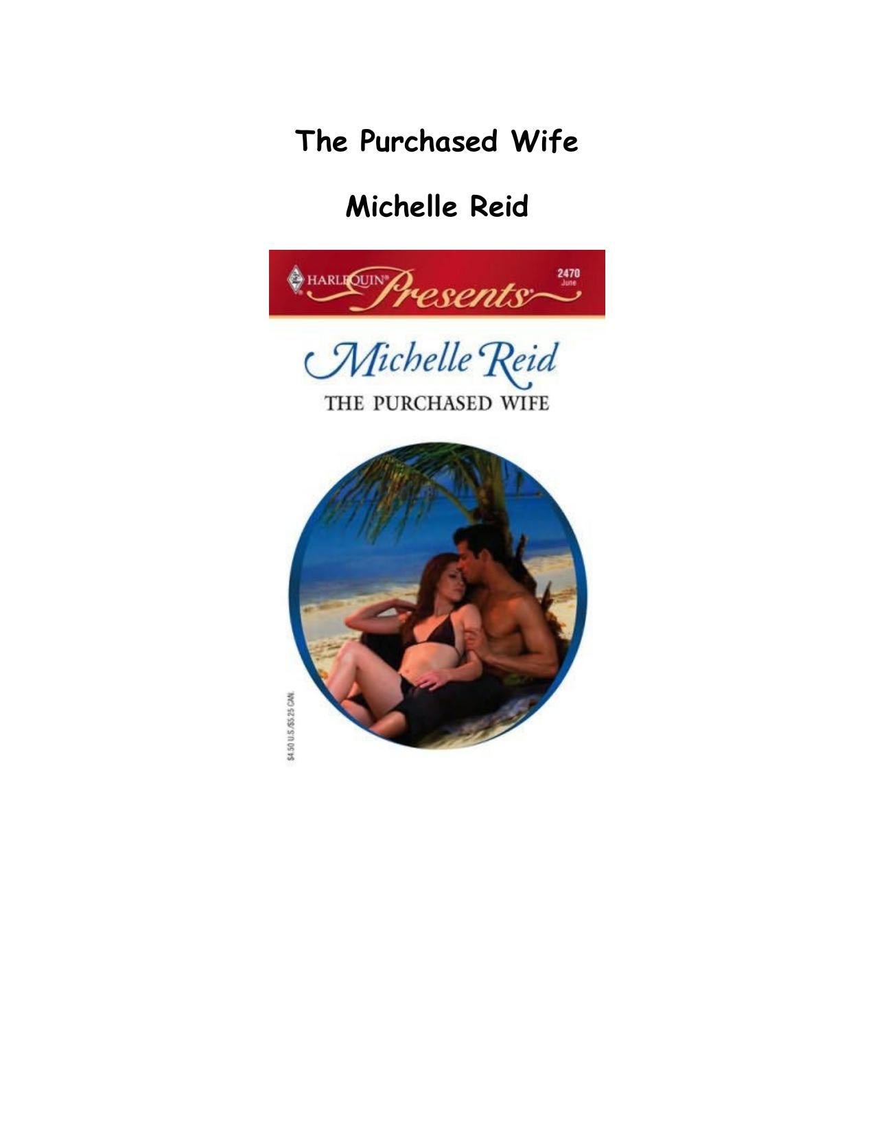 Microsoft Word - Michelle Reid - The Purchased Wife.doc by Administrator