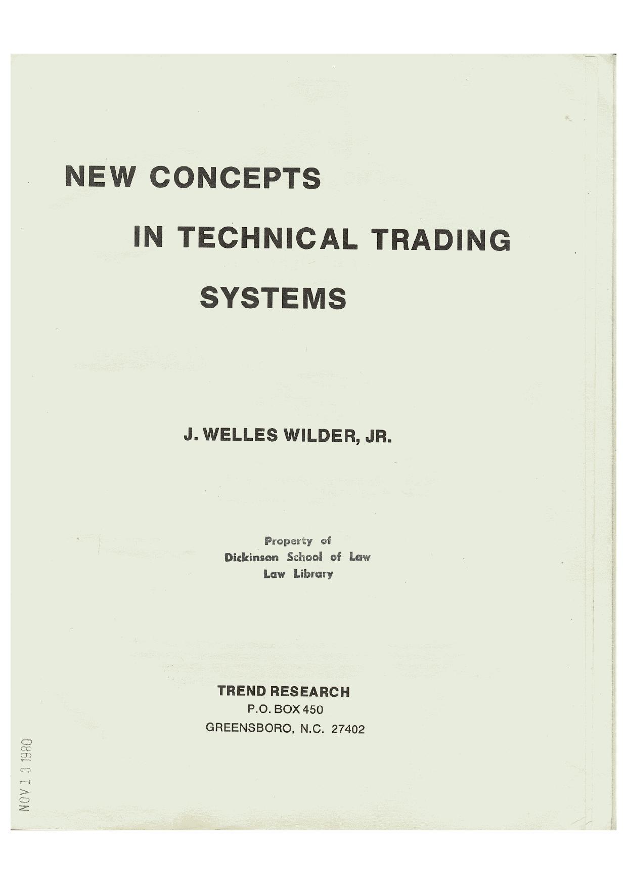 Microsoft Word - New Concepts in Technical Trading Systems _FULL_.doc by nk