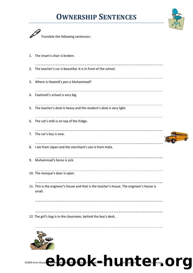 Microsoft Word - Ownership Sentences by user