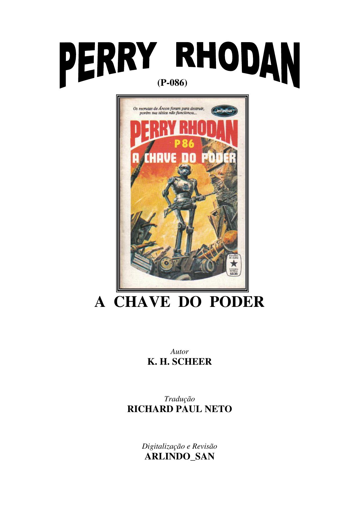 Microsoft Word - P-086 - A Chave do Poder - K. H. Scheer.doc by Cleu
