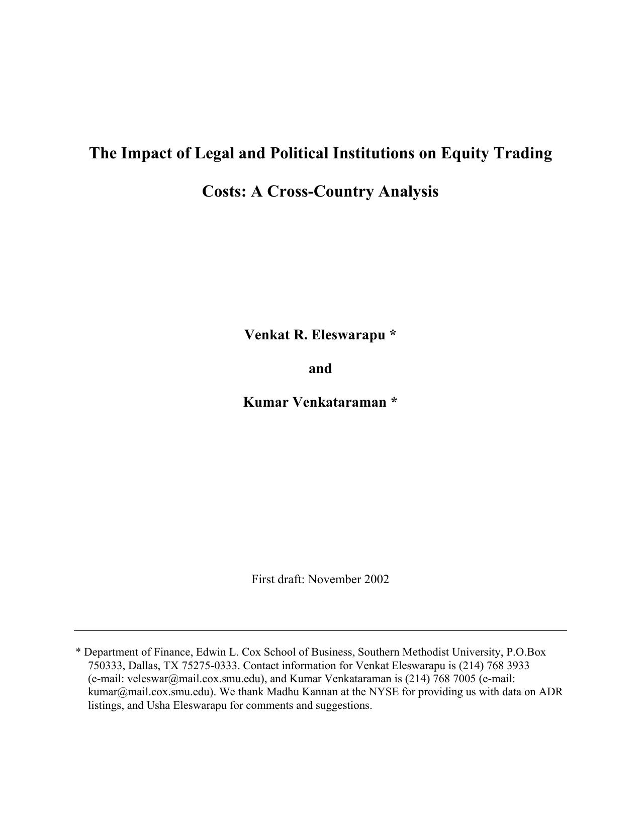 Microsoft Word - Pol_Risk and trading costs-111302.doc by kumar