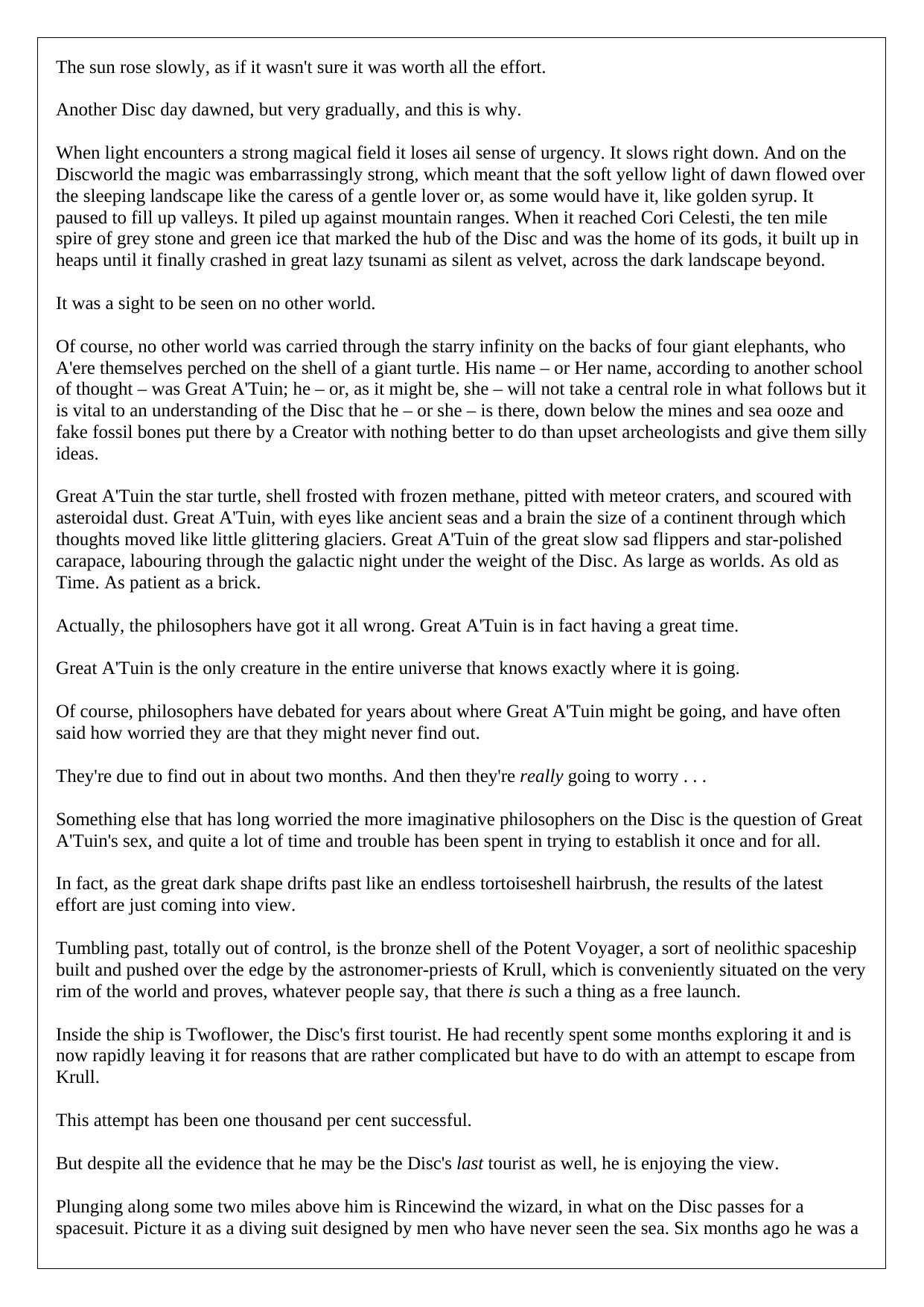 Microsoft Word - Pratchett, Terry - Discworld 02 - The Light Fantastic by Tony