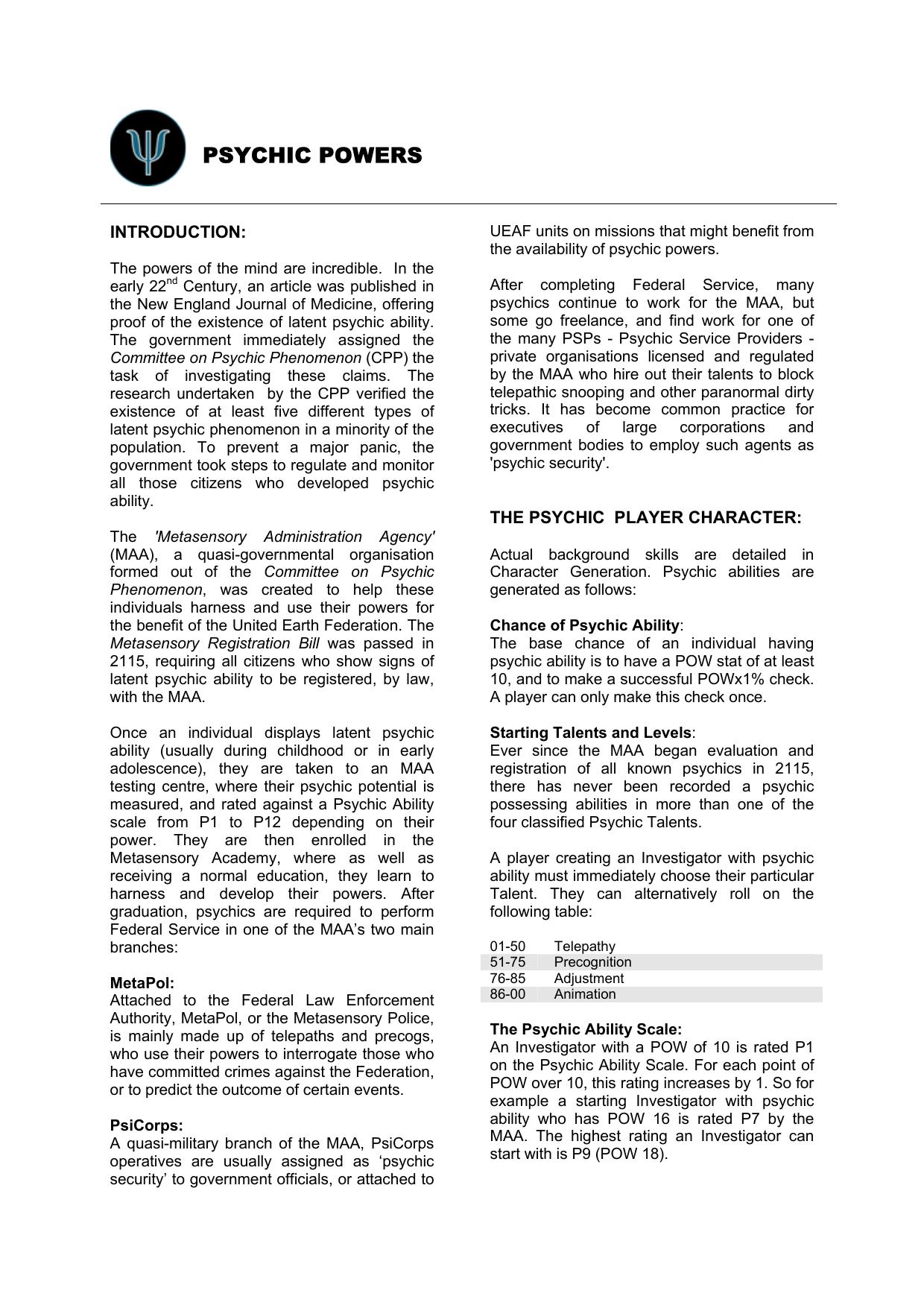 Microsoft Word - Psychic Powers.doc by John