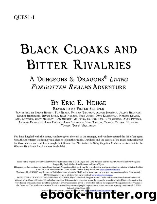 Microsoft Word - QUES1-1 Black Cloaks and Bitter Rivalries.doc by tulachc