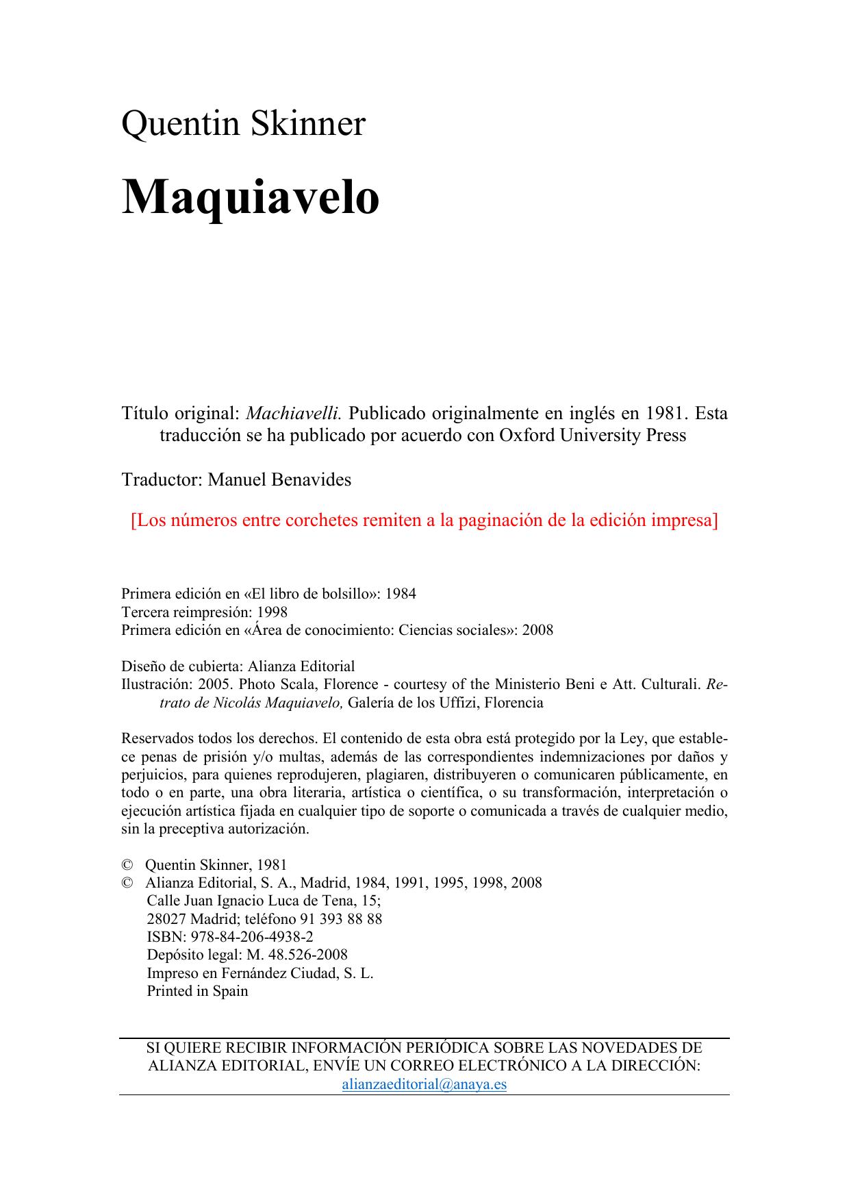 Microsoft Word - Quentin Skinner - Maquiavelo.doc by Virutilla
