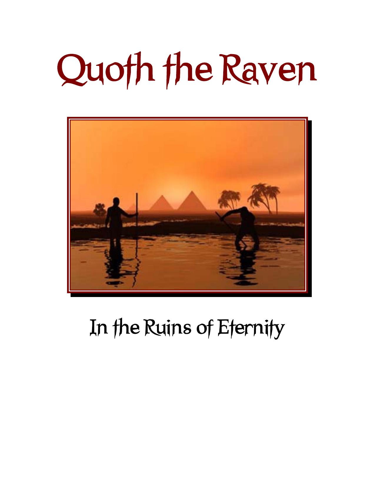 Microsoft Word - Quoth the Raven Issue 5.doc by StephenS