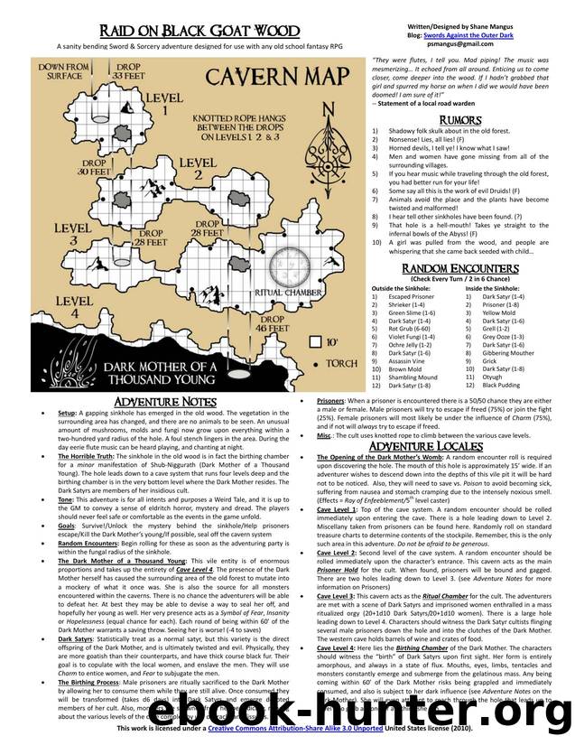 Microsoft Word - Raid on Black Goat Wood by Shane Mangus