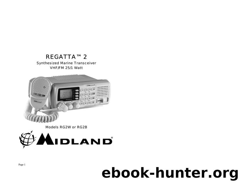 Microsoft Word - Regatta Owner's Guide, 02.24.05.doc by dbriem