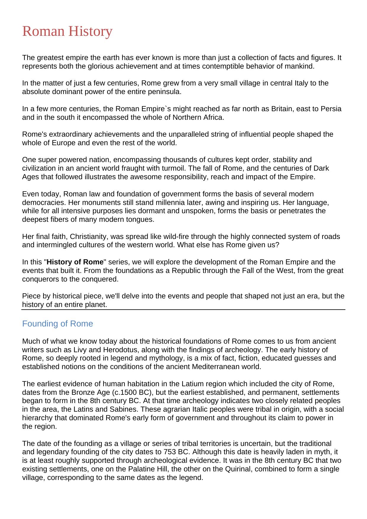 Microsoft Word - Roman History from UNRV by Niall