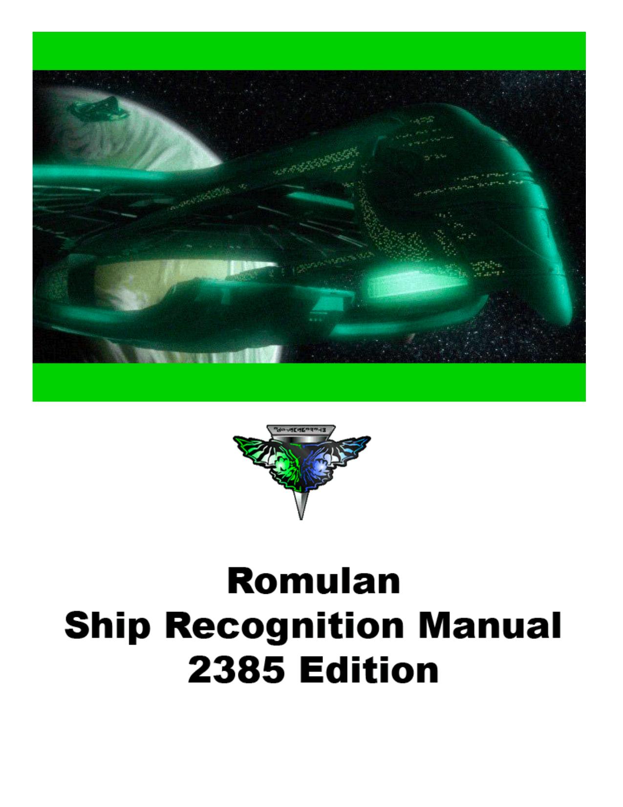 Microsoft Word - Romulan Ship Recognition Manual.doc by Travis
