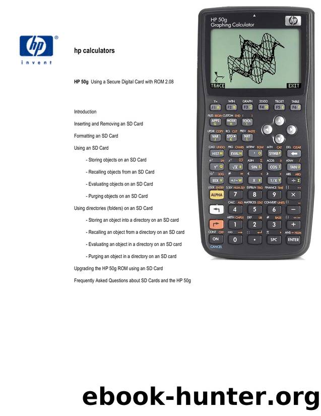Microsoft Word - SD00 Using an SD Card.doc by Gene Wright2