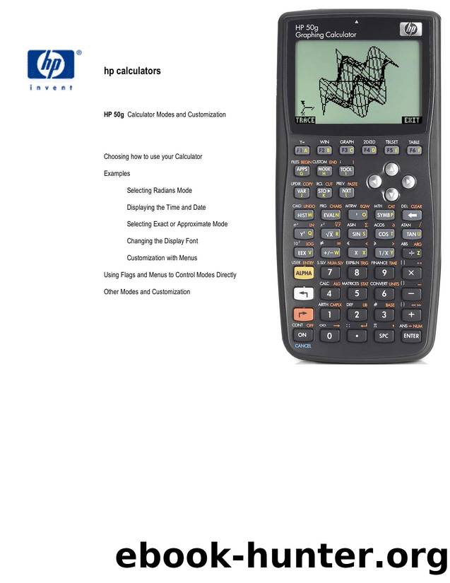 Microsoft Word - SE21 Calculator modes and customization.doc by Gene Wright2
