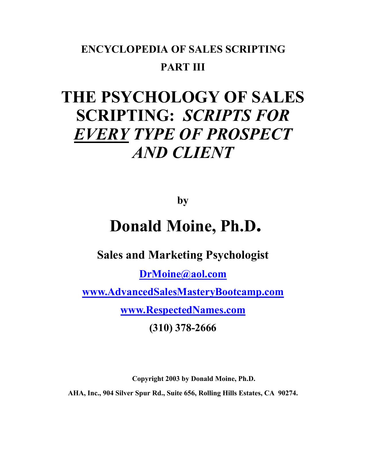 Microsoft Word - Scripting Encyclopedia, Part 3.doc by Earl Strumpell