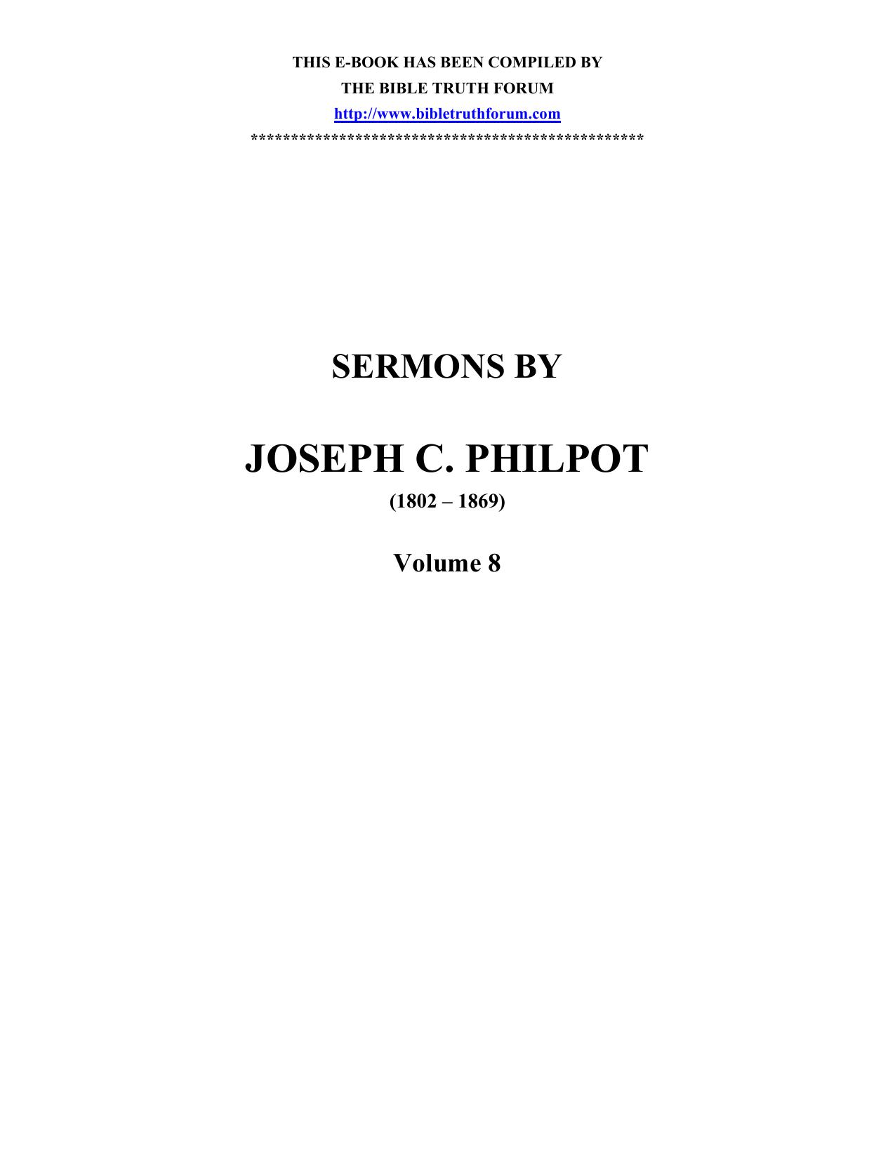 Microsoft Word - Sermon Index - Vol 8.doc by Bob