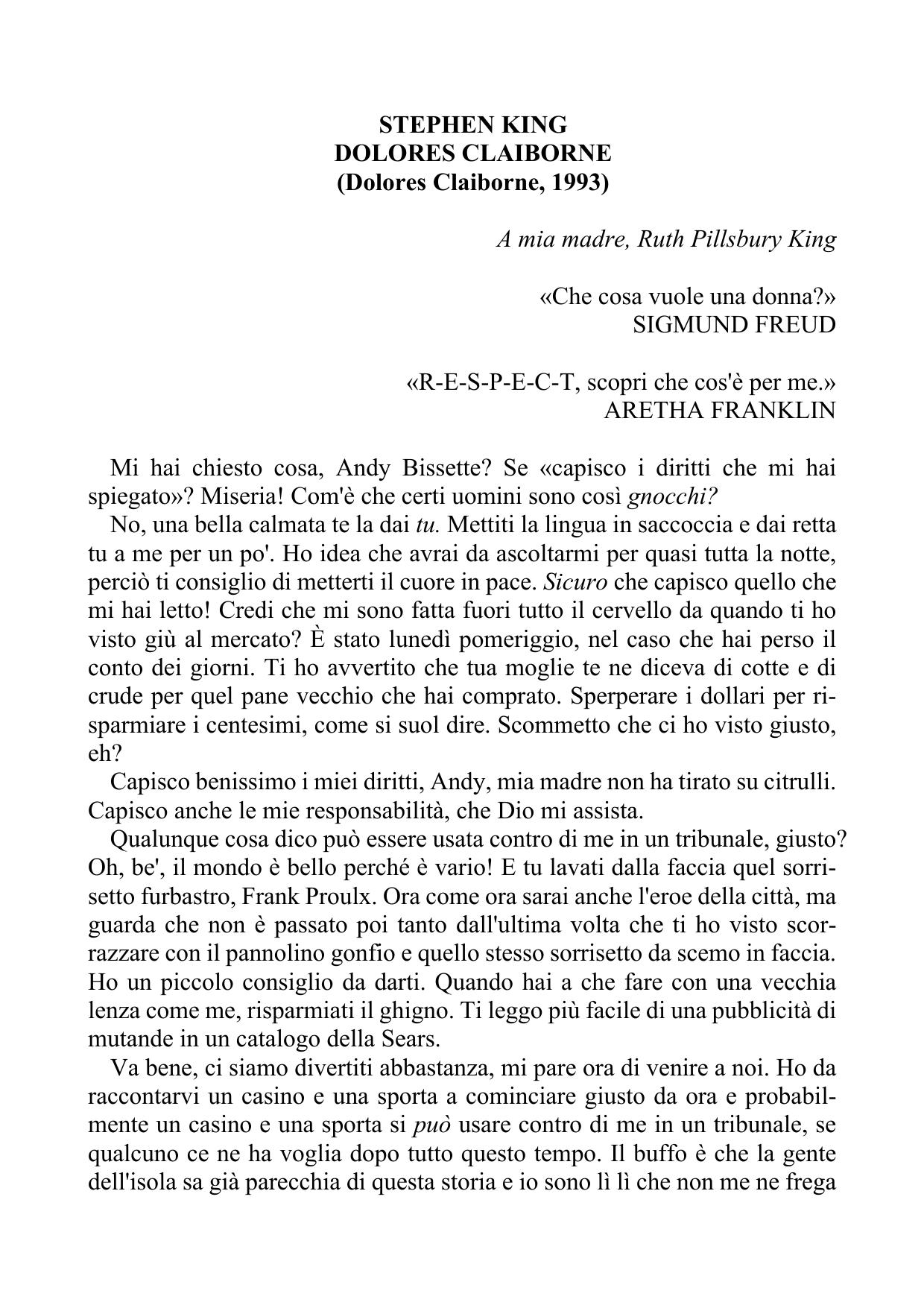 Microsoft Word - Stephen King - Dolores Claiborne.rtf by stevenlob