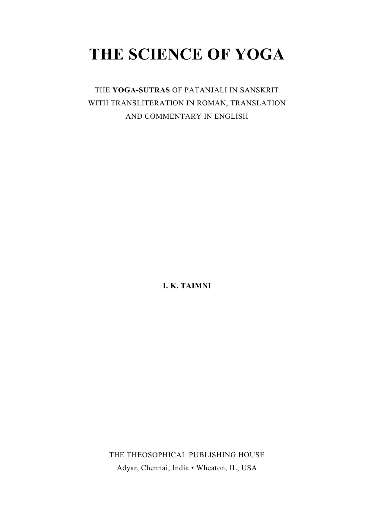 Microsoft Word - Taimni - The Science of Yoga.doc by hyperspaceelf