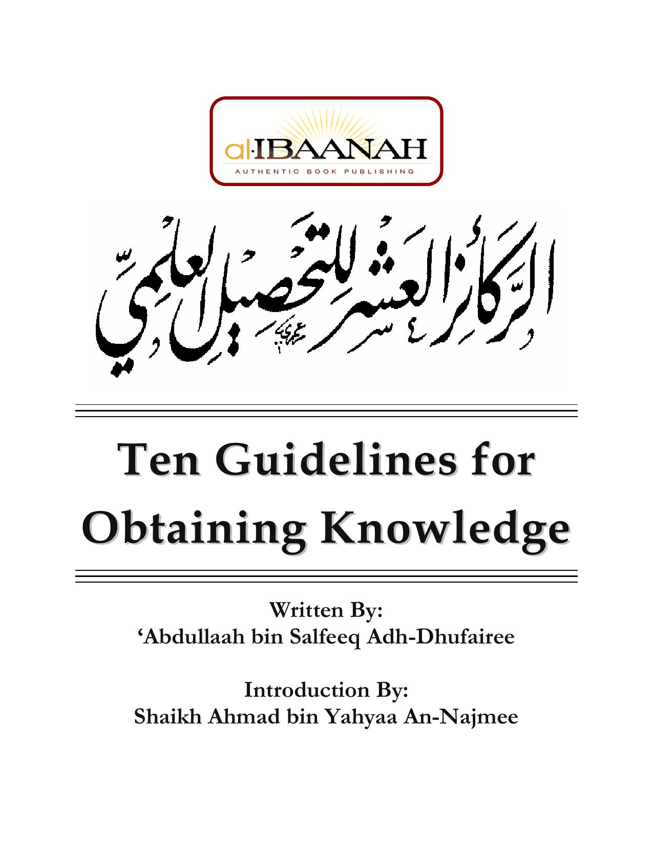 Microsoft Word - Ten Guidelines.doc by dennis