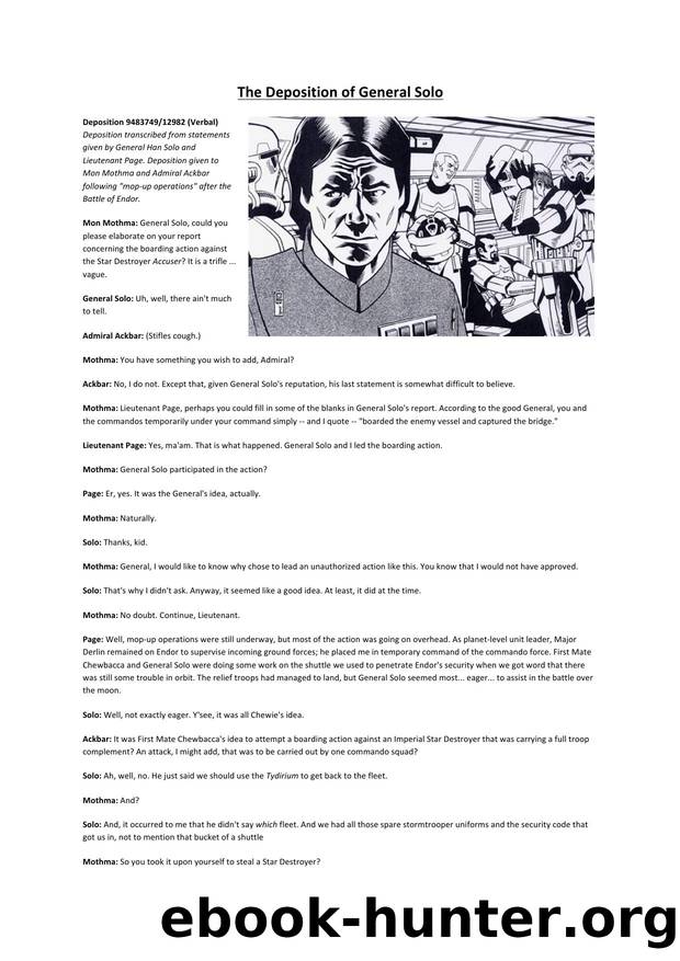 Microsoft Word - The Deposition of General Solo.docx by Unknown