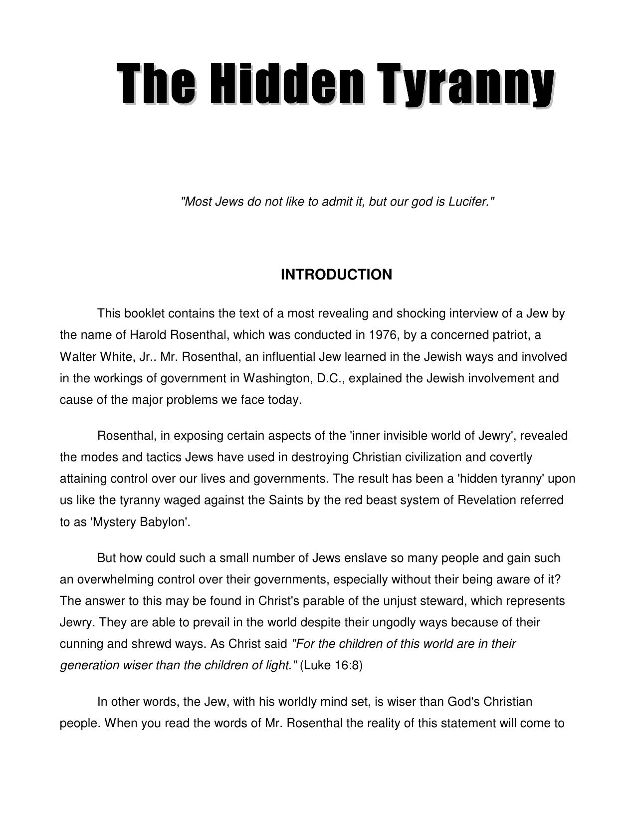 Microsoft Word - The Hidden Tyranny.doc by HP_Administrator