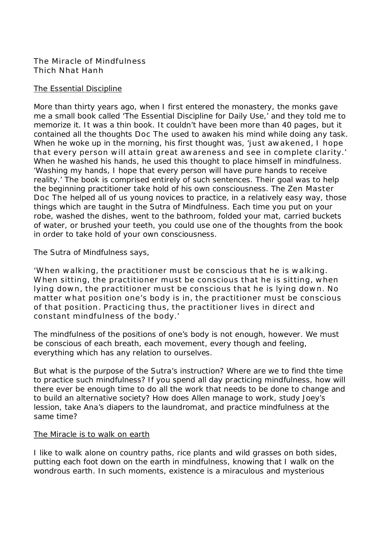 Microsoft Word - The Miracle Of Mindfulness.doc by Administrator