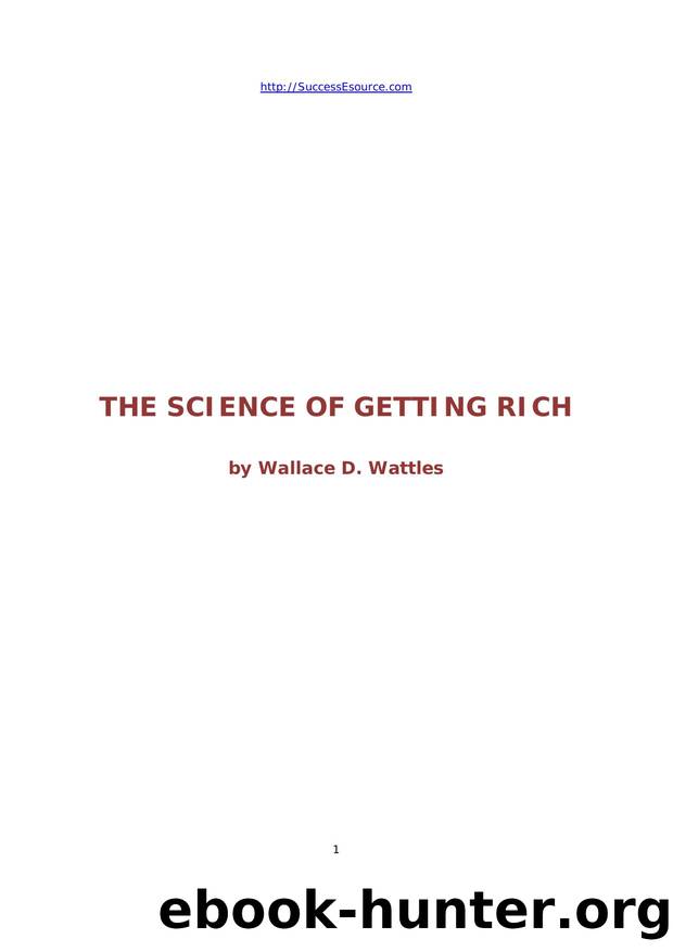 Microsoft Word - The Science Of Getting Rich by mazliza