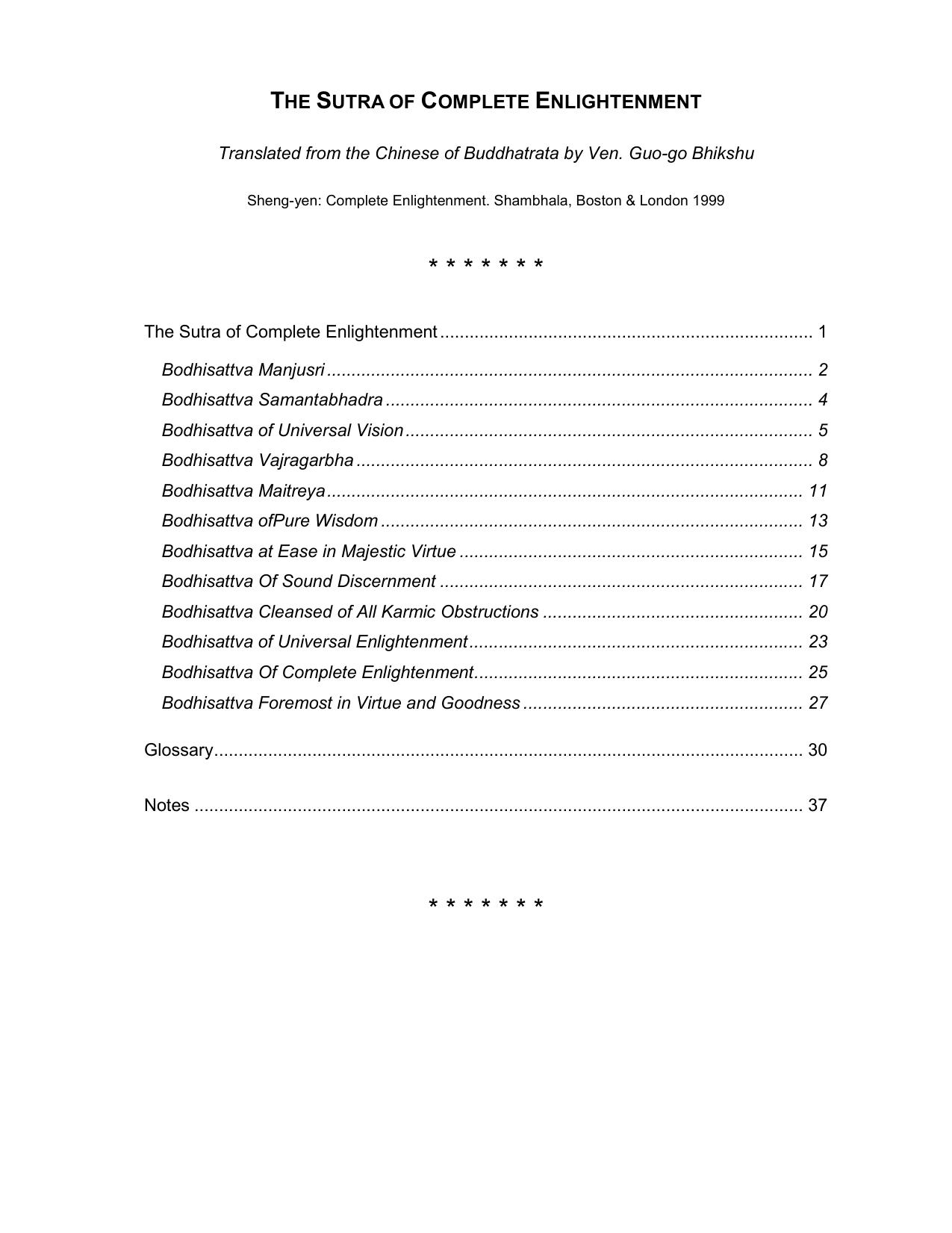 Microsoft Word - The Sutra of Complete Enlightenment.doc by Al
