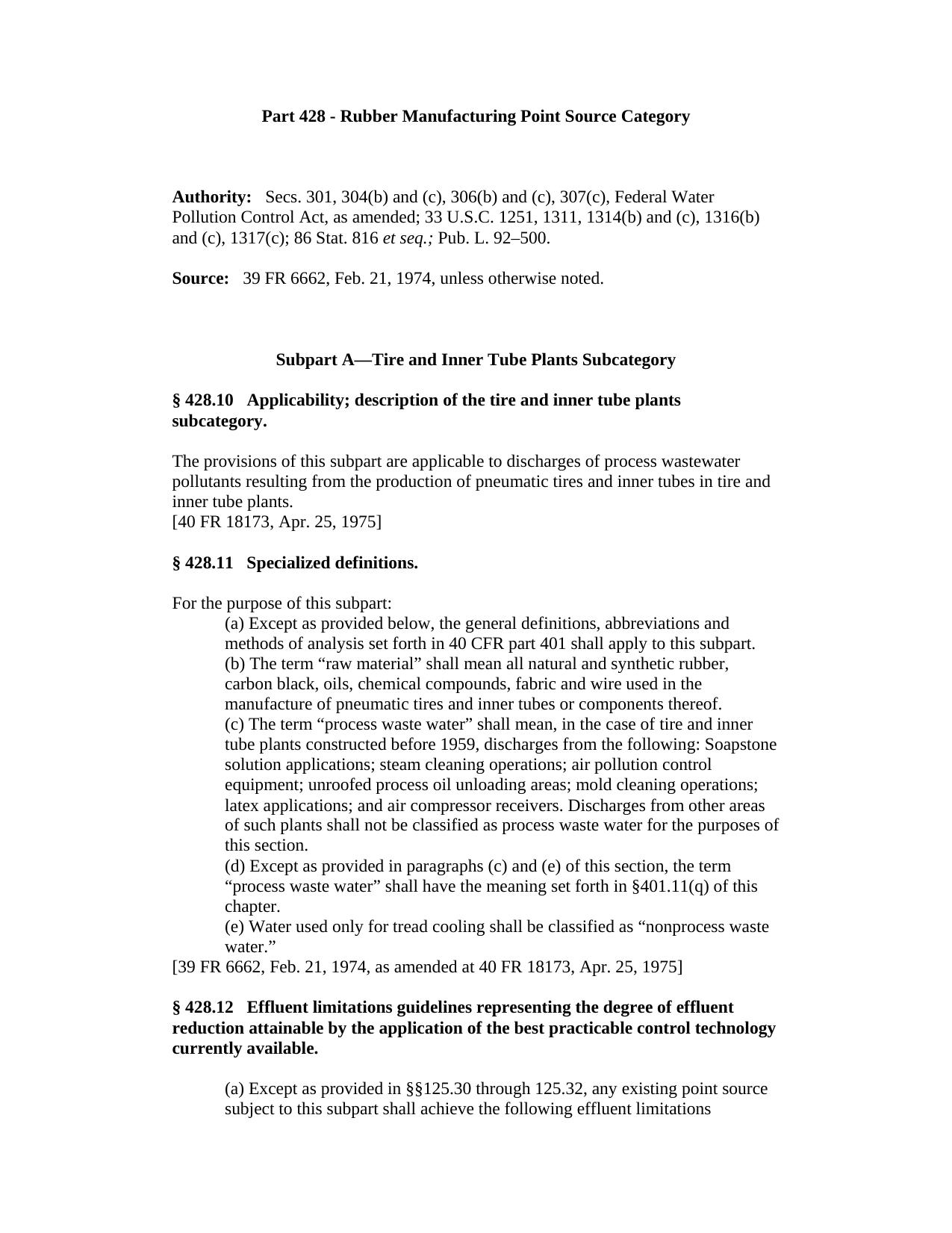 Microsoft Word - Title 40 Part 428.doc by james thomson