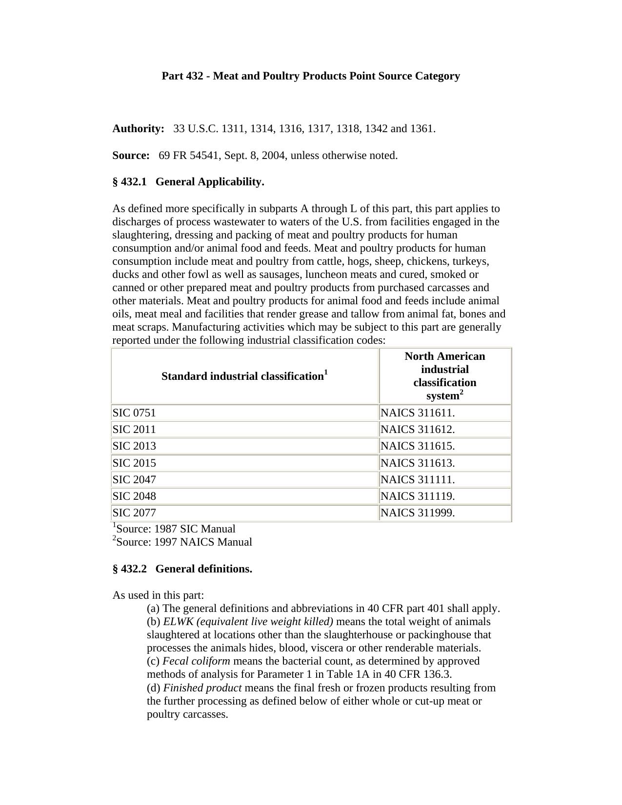 Microsoft Word - Title 40 Part 432.doc by james thomson