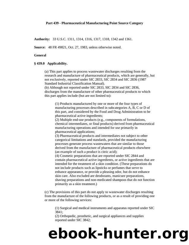 Microsoft Word - Title 40 Part 439.doc by james thomson