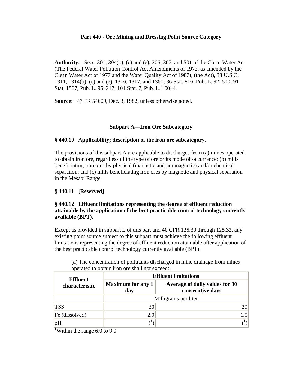 Microsoft Word - Title 40 Part 440.doc by james thomson