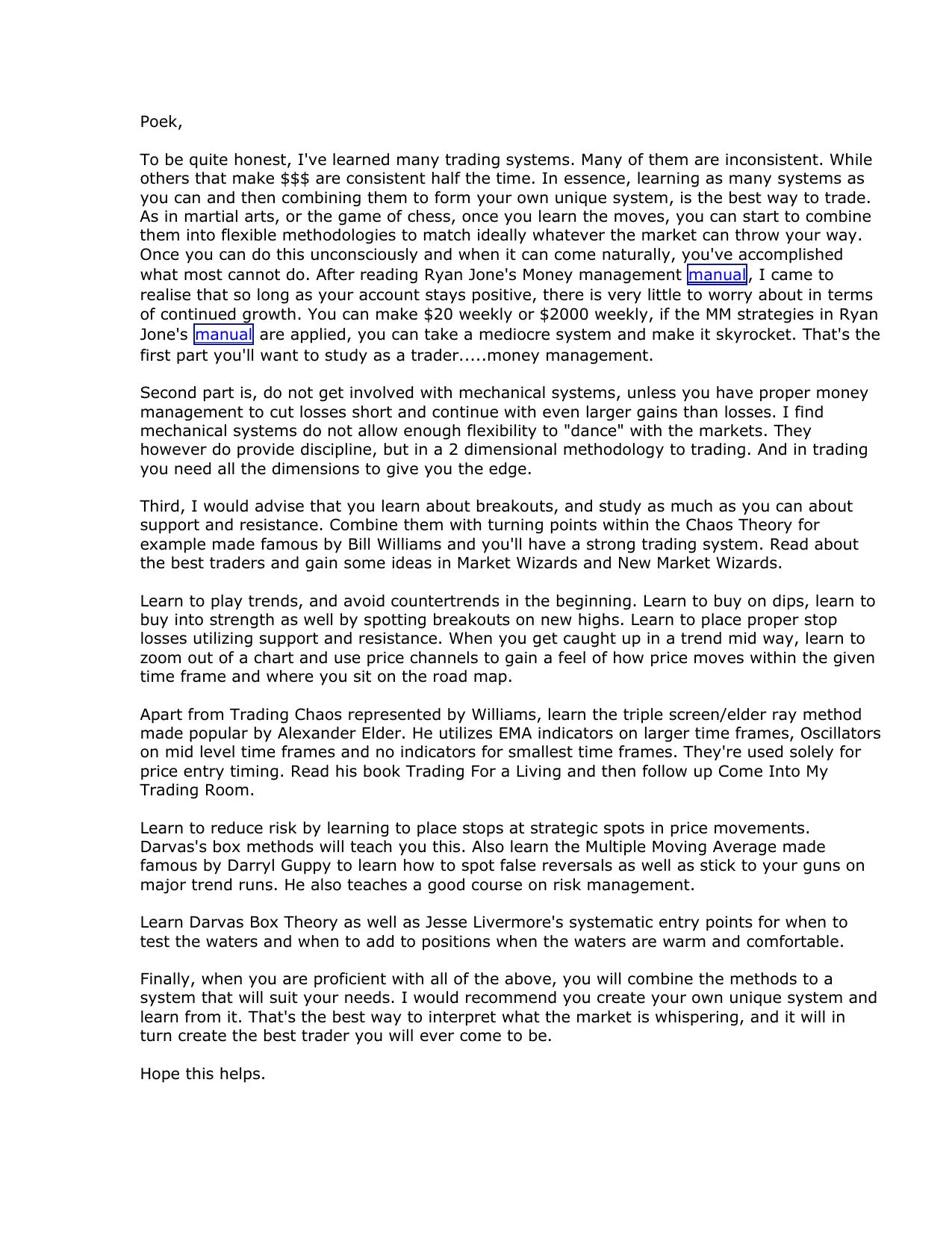 Microsoft Word - Trading Tips.doc by Derek