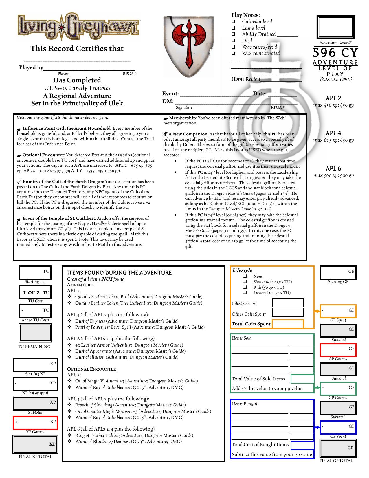 Microsoft Word - ULP6-05 Family Troubles AR.doc by Administrator