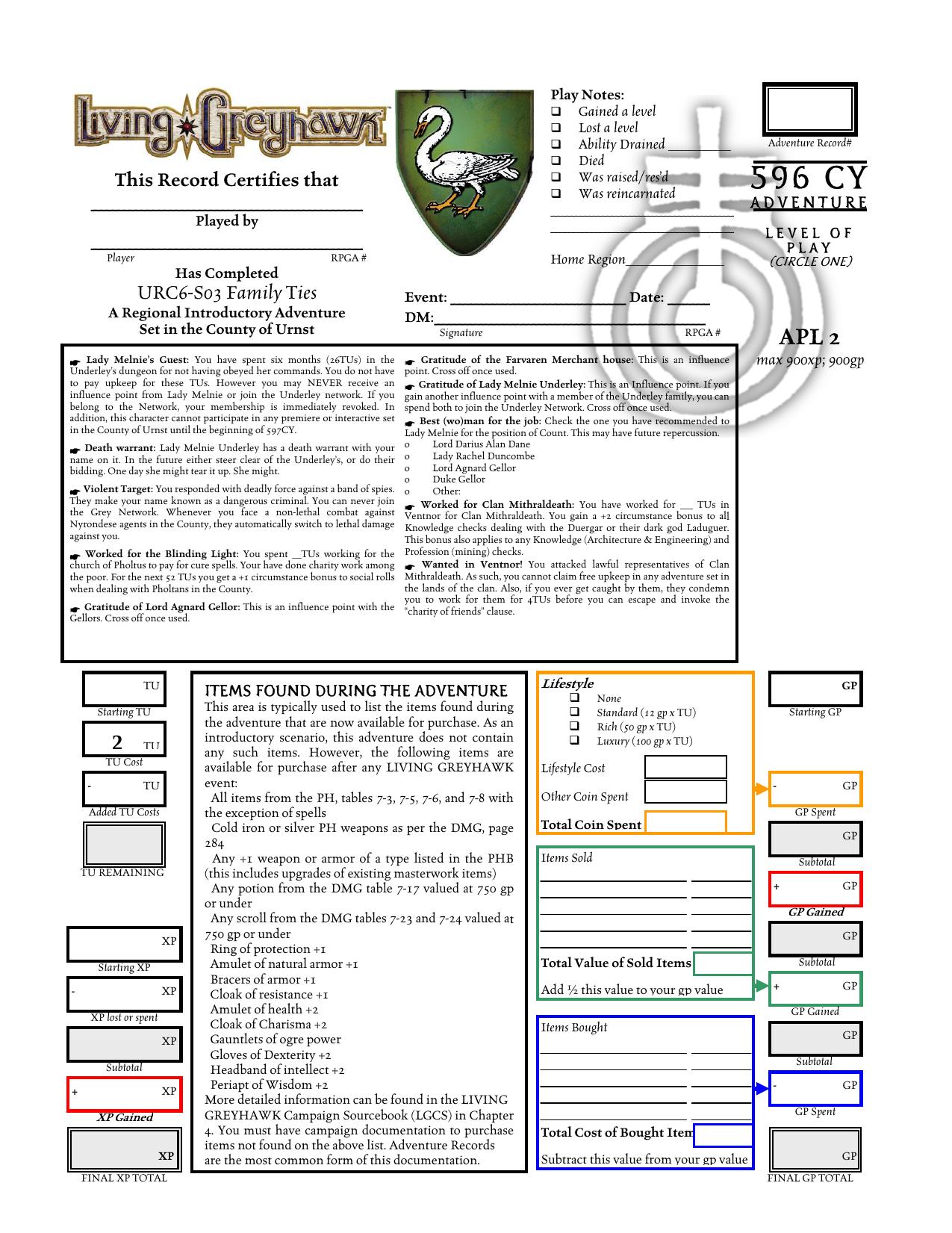 Microsoft Word - URC6-S03 Family Ties AR by Deblin Thistleknott