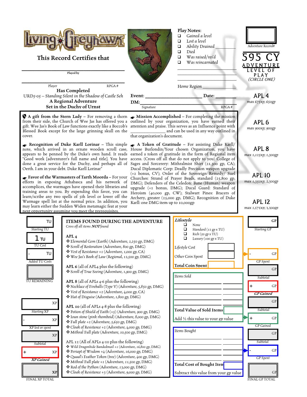 Microsoft Word - URD5-05 Standing Silent in the Shadows of Castle Seh AR.doc by Craig