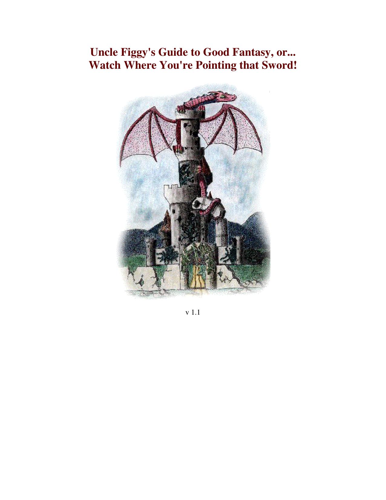 Microsoft Word - Uncle Figgy's Guide to Good Fantasy.doc by Sallie