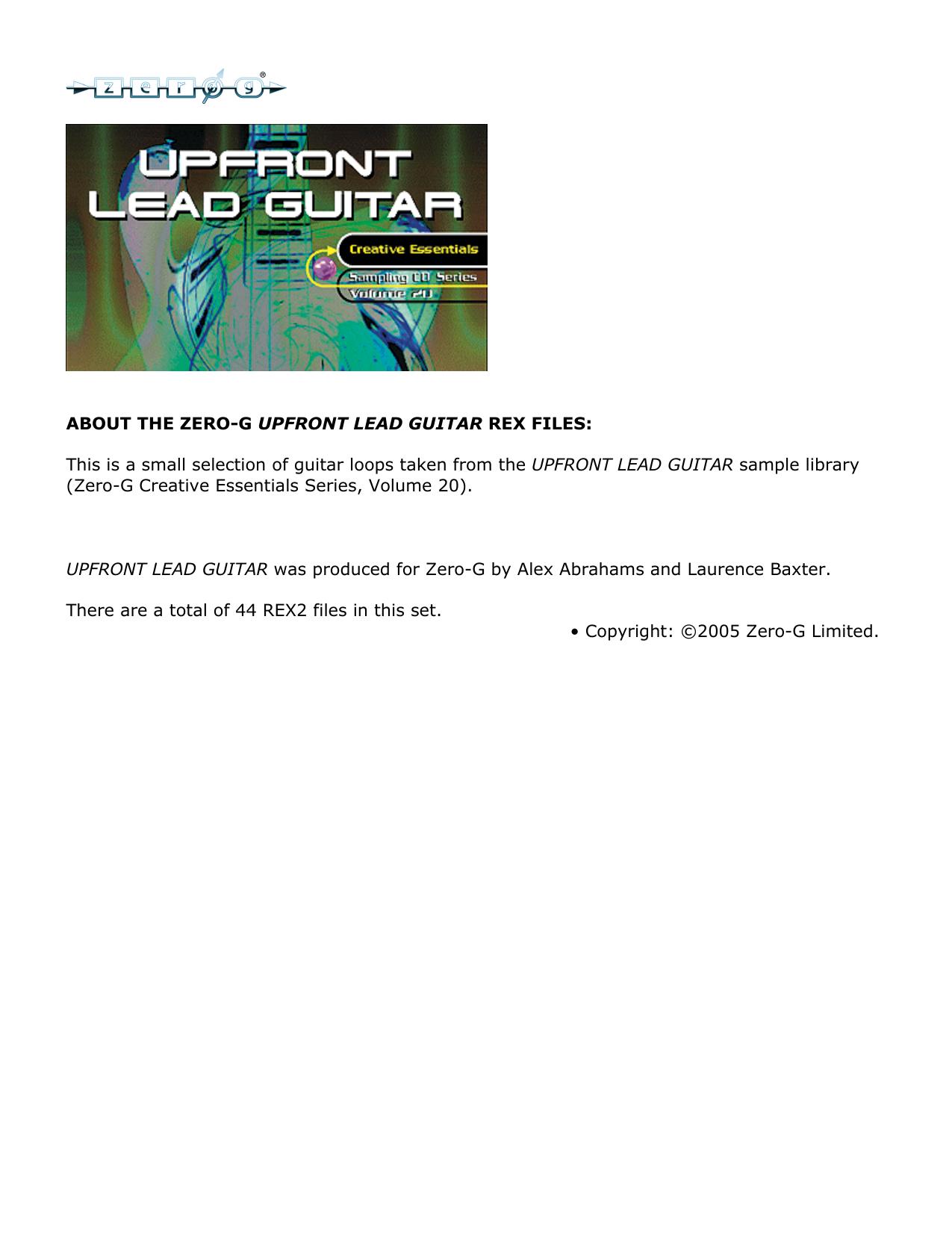 Microsoft Word - Upfront Lead Guitar.doc by System Administrator