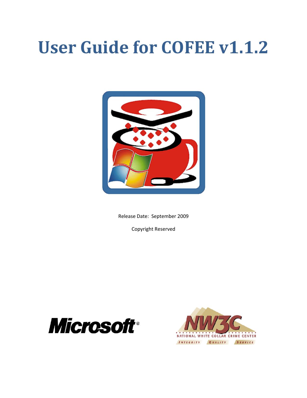 Microsoft Word - User Guide for COFEE v112 Final _30 Sep_.docx by jneale
