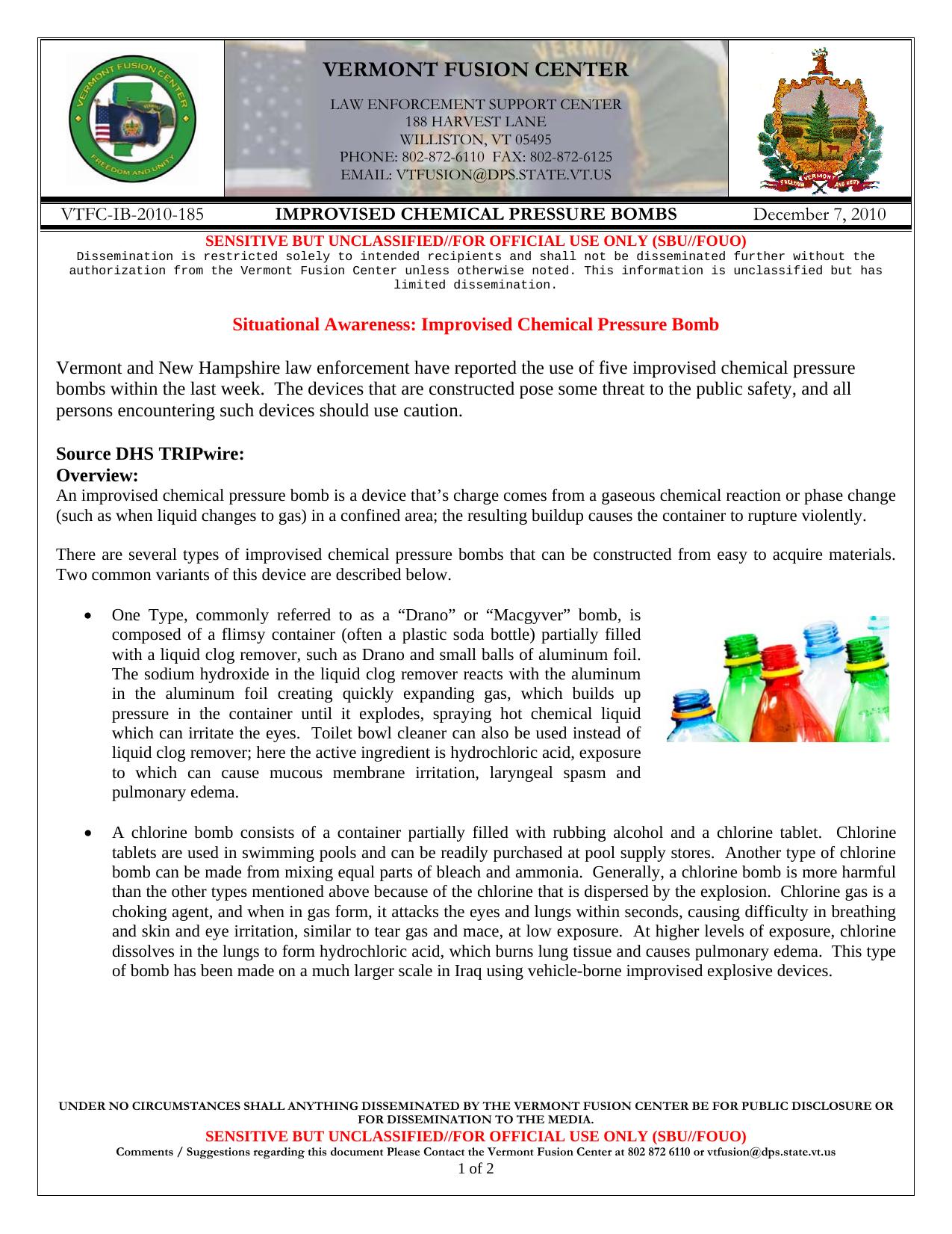 Microsoft Word - VTFC-IB-2010-187 Improvised Chemical Pressure Bombs by rlafond