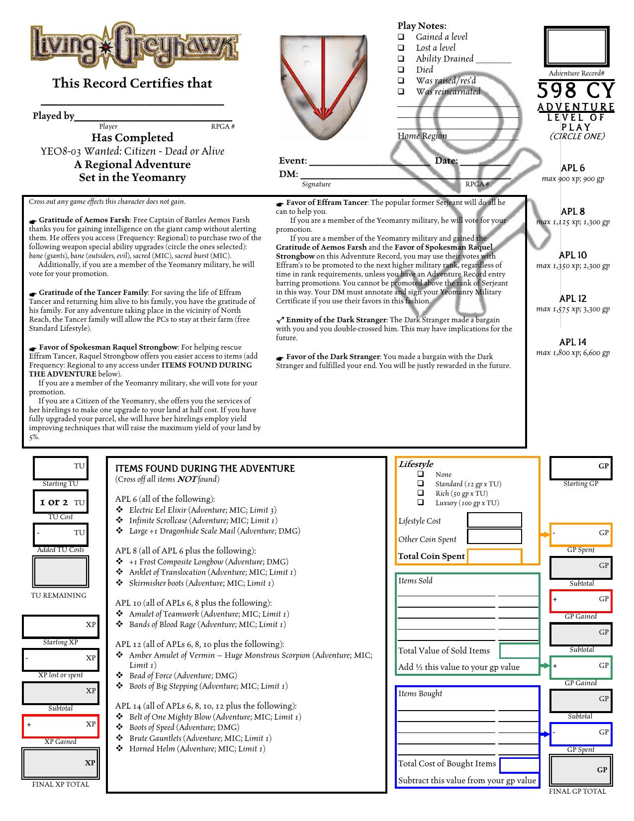Microsoft Word - YEO8-03 Wanted -Citizen - Dead or Alive AR.doc by Steven Conforti