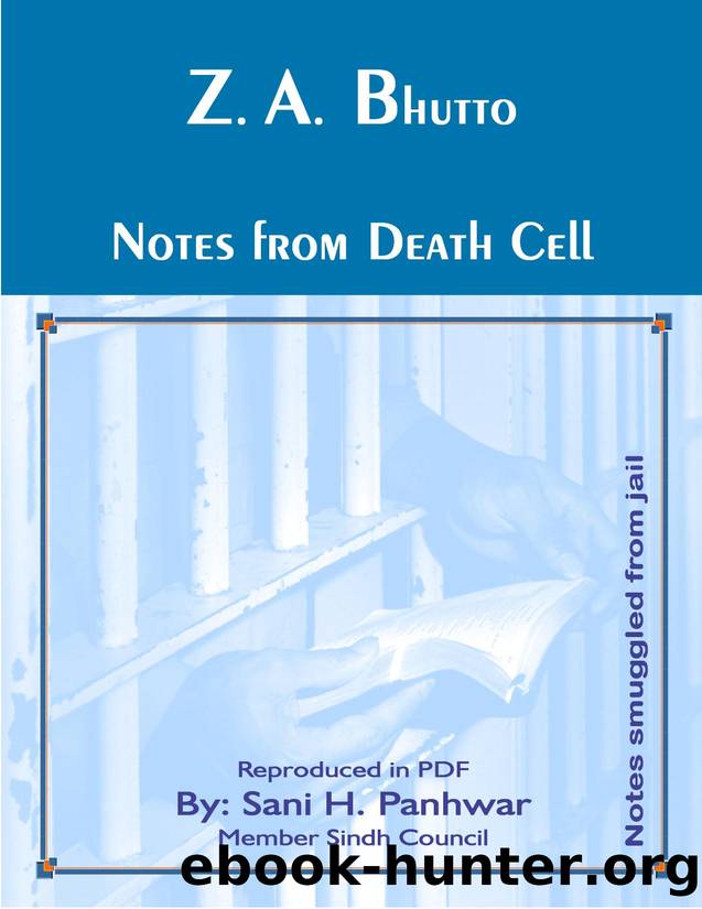 Microsoft Word - Z Bhutto Notes from death cell.doc by sani
